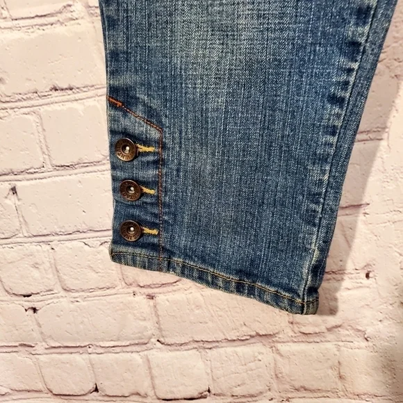 INSTANT VINTAGE DENIM CAPRIS - Picture 3 of 7
